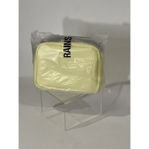 Rains Waterproof Box Bag, Straw Yellow, New With Tags. Retail $110.